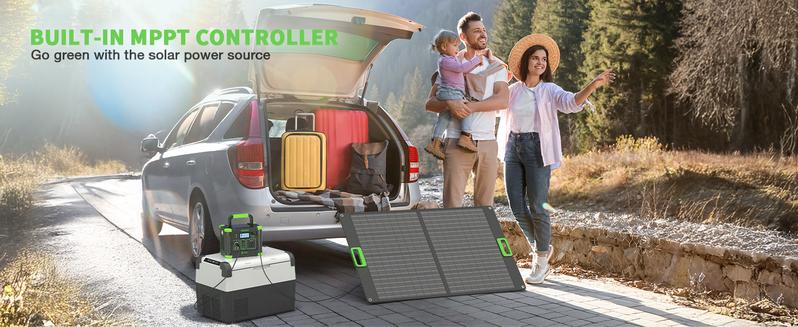 Outdoor Power Station: EBL 300W Solar Generator w/ 231Wh Battery | Your Blackout & Camping Power Backup
