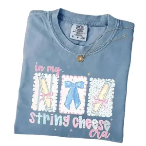 Baian - Comfort Colors In My String Cheese Era Tshirt Funny Mom Life T-shirt Motherhood Tee