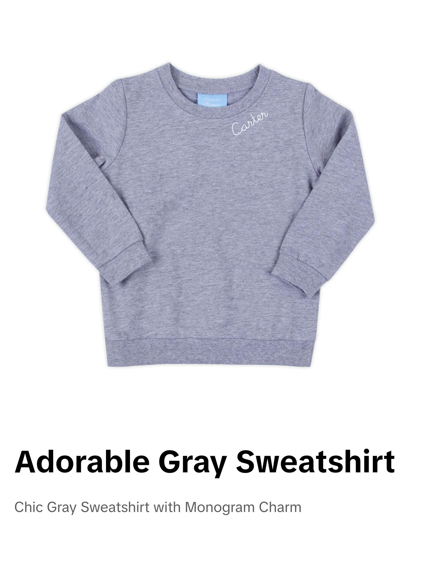 Gray Sweatshirt