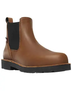 Danner Men's 6" Bull Run Chelsea Pull-On Work Boot Steel Toe - 15487