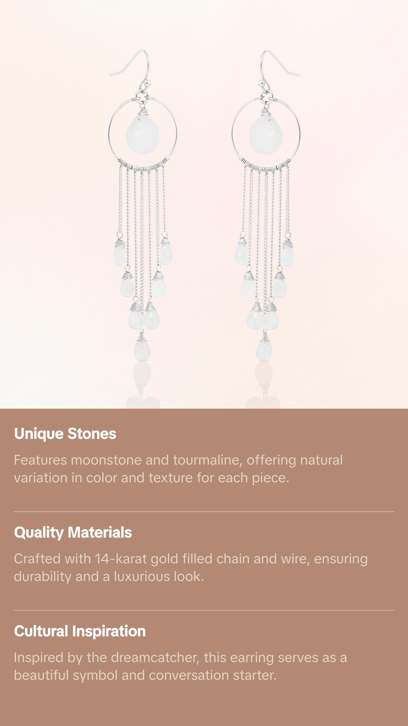 Dreamcatcher Hoop Earring