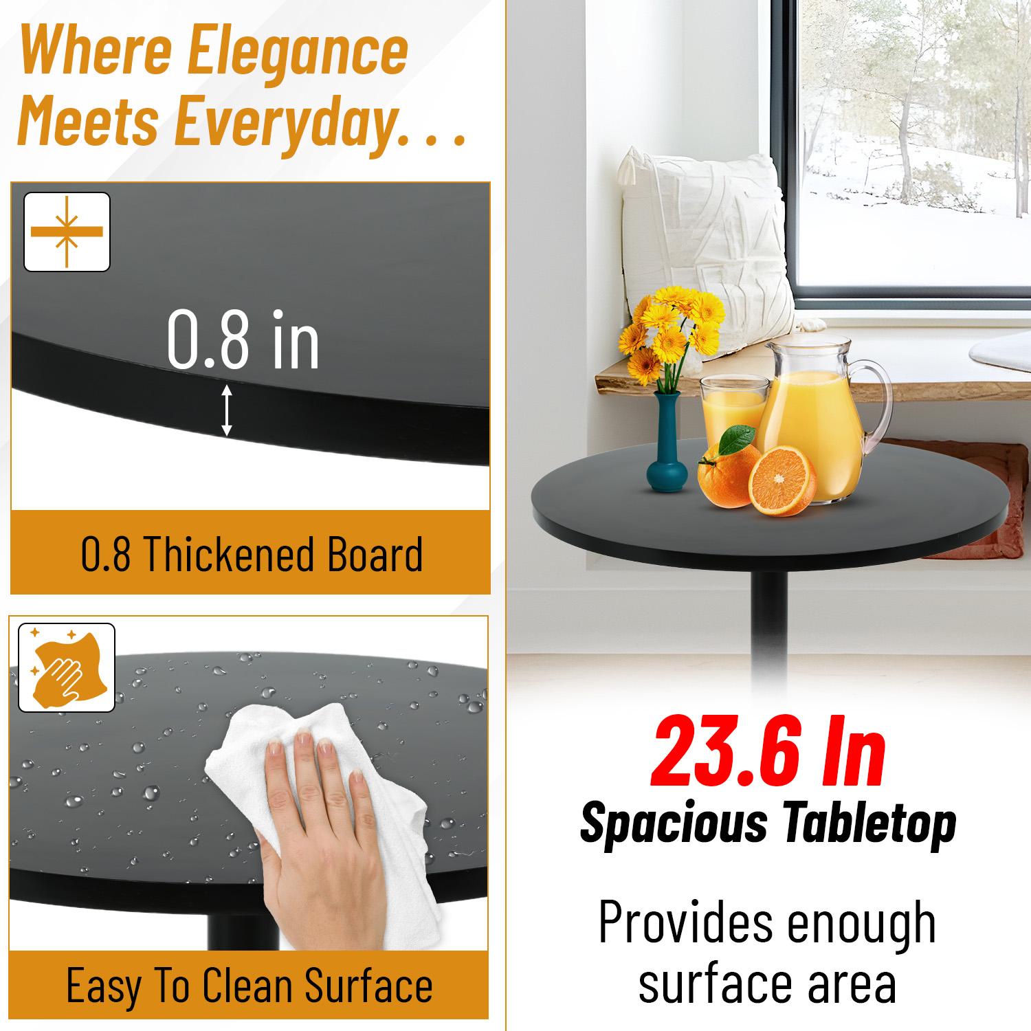 BestOffice Premium 40-Inch Height Pub Table Round Cocktail Bistro Bar Table Perfect for Home Kitchen Dining Breakfast Nook Small Space Entertaining Cafe Style Decor Outdoor Patio Furniture BestOffice Premium 40-Inch Height Pub Table Round Cocktail Bistro Bar Table Perfect for Home Kitchen Dining Breakfast Nook Small Space Entertaining Cafe Style Decor Outdoor Patio Furniture