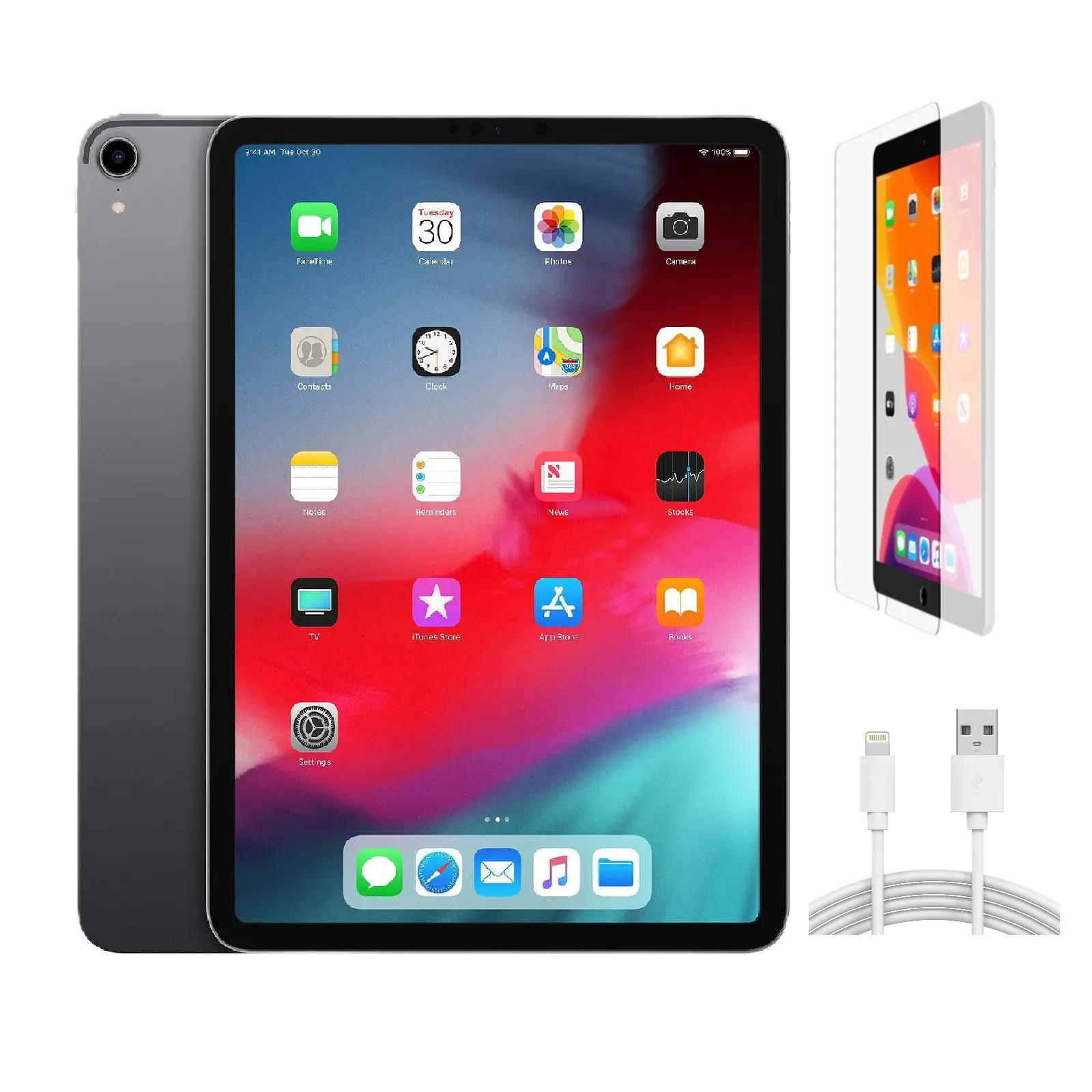 Refurbished Apple iPad Pro 11" (2018) (WiFi) A1980 Acceptable Condition with Pre-Installed Tempered Glass & 1 Year Warranty