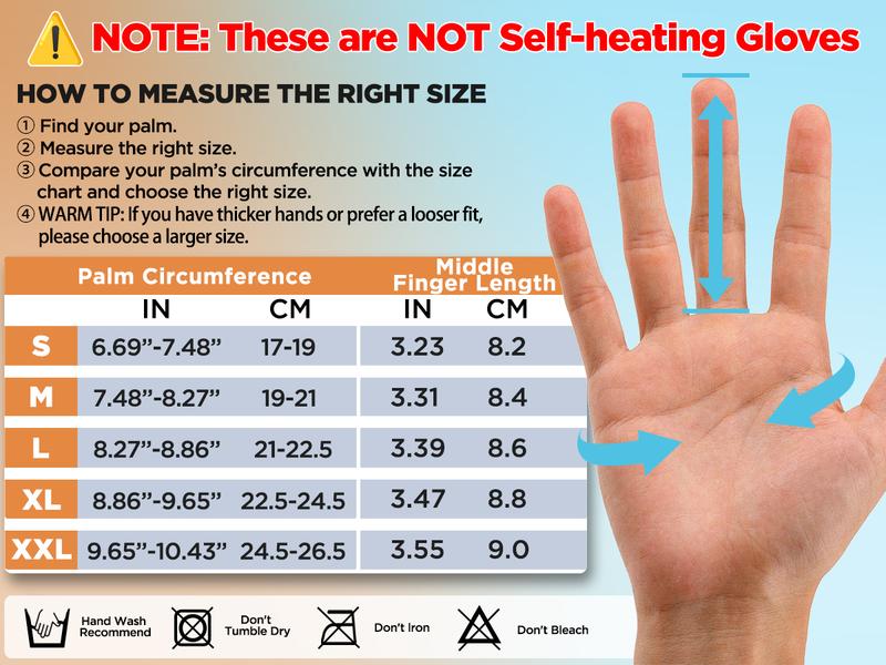 Thermal Winter Gloves Women Men Ski Snow Gloves Liner  Warm Touch Screen, Suit for Running, Cycling, Biking, Hiking, Driving, Walking, Typing, Freezer Work, Sports, Soccer, Shooting, Gaming SG102N2