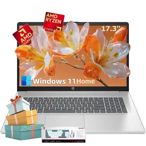 HP 17.3" Student&Business Laptop | Copilot AI | Ryzen 5 7430U | 32GB RAM | 512GB SSD | Win11 Home | Numeric Keyboard | Type-C | Bundle Accessory