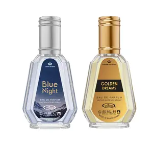 (2pc Bundle Pack) Blue Night + Golden Dreams by Al-Rehab EDP Spray, 50ml