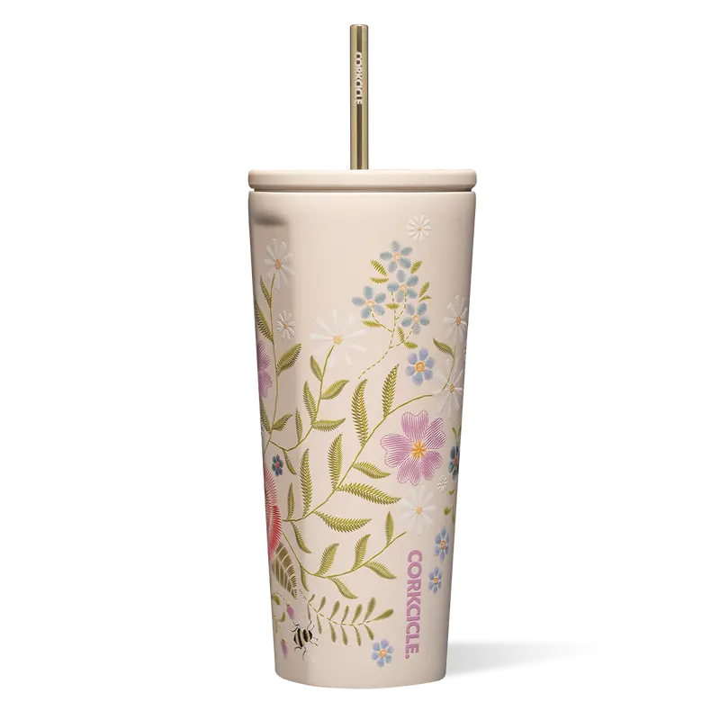 Reusable Straw Travel Hydration Tumbler - Triple Insulation Gym Sports Water Bottle, Durable Portable Drinkware, Washable, Cup Holder Friendly for Grab-and-Go, Ideal for Poolside, Workout Cold Beverages