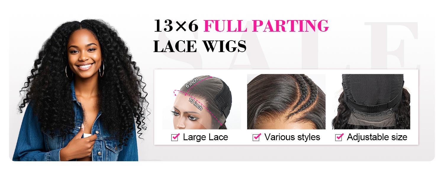 Reshine Water Wave 13x6 HD Lace Front Wigs For Black Women Natural Black Cheap Curly Hair Wigs 180% Density#TikTokShopBacktoSchool
