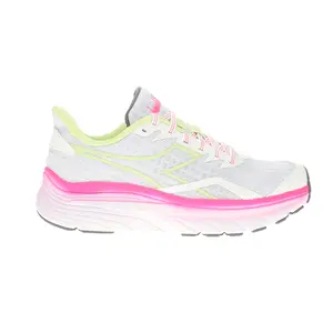diadora Womens Equipe Nucleo Running Sneakers Shoes - Pink, White