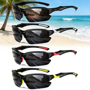 Outdoor Polarized4-pack  Fashionable Sports Glasses for Men and Women, Windproof Suitable for Baseball Running Fishing Golf and Driving