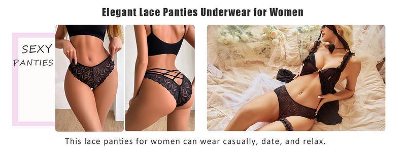 FINETOO Unite Store 15 Pcs Womens Underwear Cotton Panty Low Rise Hipster Elegant Lingerie Lace Briefs Soft Bikini Ladies Panties S-XL Womenswear