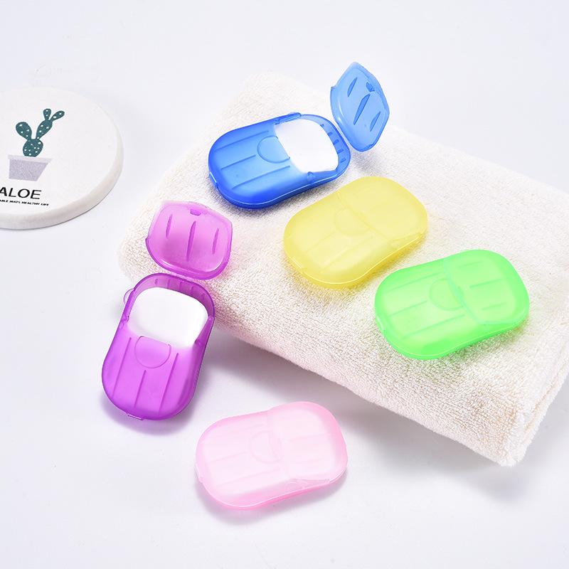 Disposable Scented Hand Soap Flakes, Travel Hand Washing Soap Sheet, Mini Hand Washing Tablet, Outdoor Travel Camping Accessories-YY