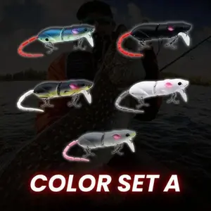 Mouse Bionic Knuckle Breaker False Bait for Freshwater and Saltwater, Slow Sinking Bionic Swimbait, Outdoor Fishing Gear for Beginners