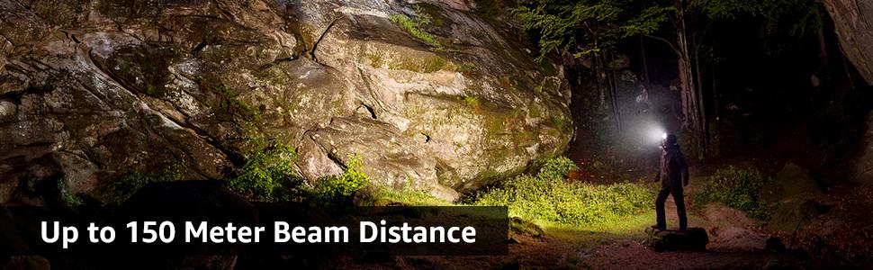 LE Headlamp Rechargeable, LED Head Lamp with 6 Modes for Camping & Hiking Gear Essentials, IPX4 Waterproof High Lumen Bright Headlight Flashlights with Adjustable Headband, USB Cable Include