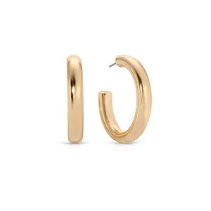 Medium Thick Classic Hoops