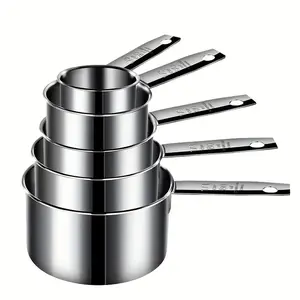 Stainless Steel Measuring Cups Set,Kitchen Gadgets for Cooking & Baking,Set of 5 Stainless Steel Measuring Cups Set,Kitchen Gadgets for Cooking & Baking,Set of 5