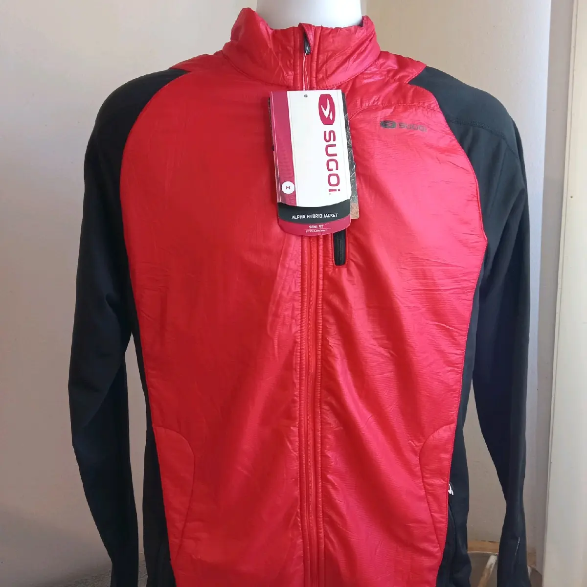 Sugoi alpha hybrid jacket polartec  Red & black long sleeve M brand new Man Longsleeves Casual Menswear Coats Tops