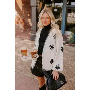 Chai Latte Please Knit Cardigan in Ivory
