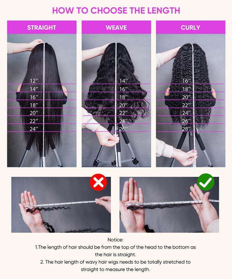 WIGFEVER Water Wave Wear Go Glueless 7x4 HD Lace Front Human Hair Wig with Pre-Bleached Knots & Pre-Plucked Hairline 180% Density Breathable Cap #FEB FAVES