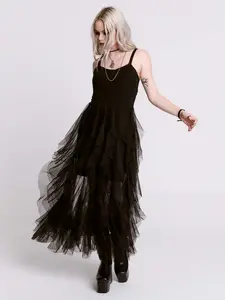 Cascade Ruffle Dress