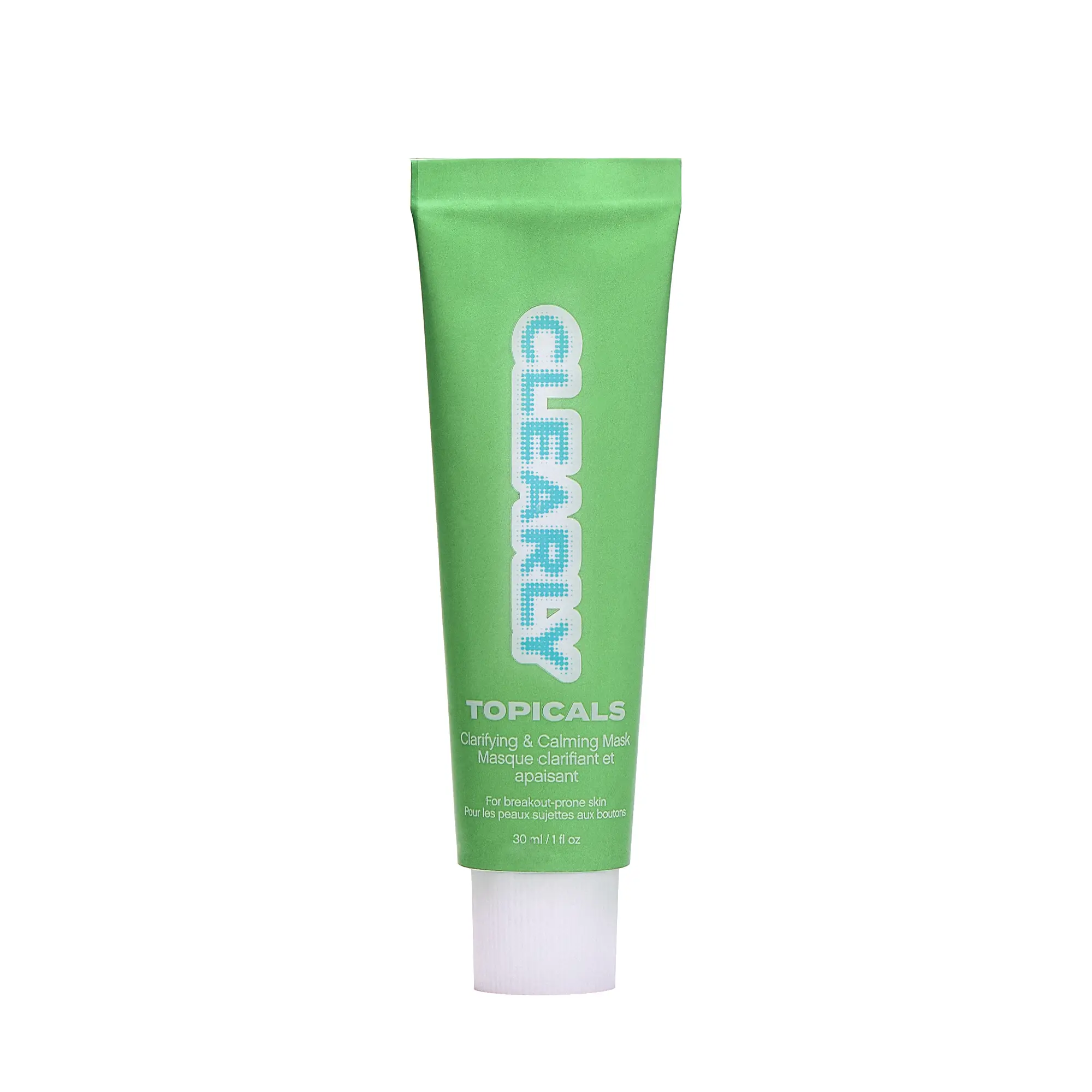 Clearly Breakout Cleansing Clay Mask - Vegan Gentle Mild Skin Care Product with Clinical-Strength Colloidal Sulfur, Reduces Breakouts & Improves Skin Barrier