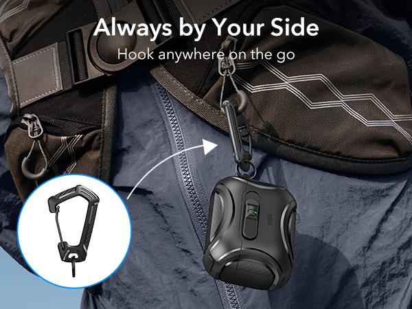 ESR for AirPods Pro 3 Case, Compatible with Airpods Pro 2025 (USB-C Cable), Effortless MagSafe, Drop-Proof Lock, Easy Open, Cyber Series