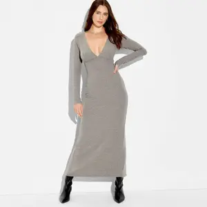 Women's Cozy Long Sleeve Maxi Empire Waist Dress - Wild Fable