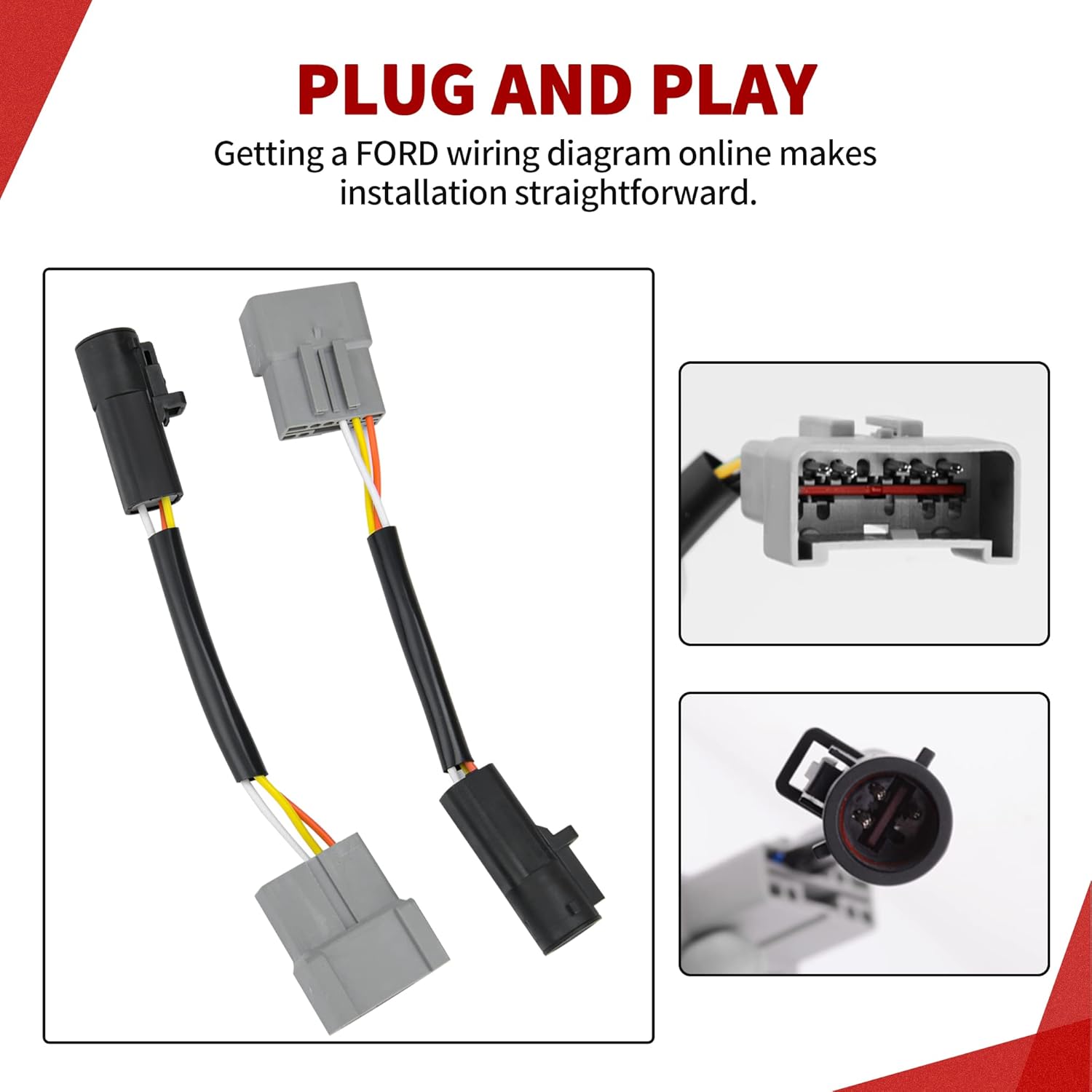 YITAMOTOR Towing Mirrors Compatible with 1999-2007 Ford F250 F350 F450 F550 Super Duty, 2001-2005 Excursion Extendable Power Heated with Smoke Signal Light Side Mirrors Pair