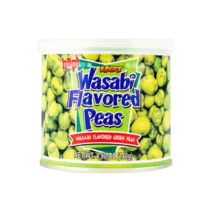 HAPI Thai Wasabi Green Peas Snack - Spicy & Crunchy 140g Tin Box, Authentic Asian Flavor
