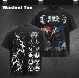 NINJA STORM RED v. NAVY RANGER LIMITED Vintage Unisex Oversize Anime Manga Washed Cotton T-shirt, Graphic Tee, Anime Lover, Anime Merch Fan, Outfits Men, Boys Merch