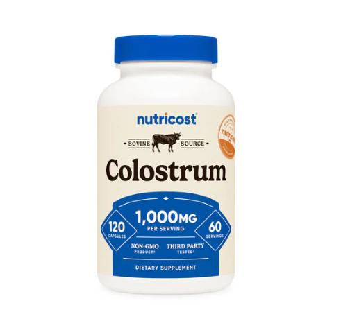 Nutricost Colostrum 500mg Capsules - 120 Capsules - Dietary Supplement for Healthcare