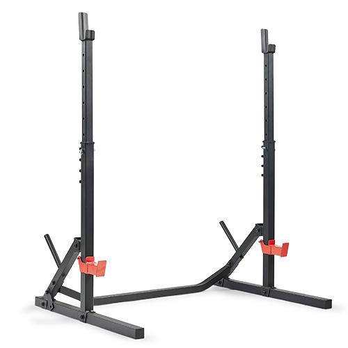 Sunny Health & Fitness Adjustable Height Weight Rack for Barbell Bars, Home Gym Workout Fitness, Heavy-Duty Steel Squat Stand with Spotter Arms & Storage, Stable Durable Design, Bench Press & Squat Support, 600 lbs Capacity, 38.4"–63.9" Sunny Health & Fitness Adjustable Height Weight Rack for Barbell Bars, Home Gym Workout Fitness, Heavy-Duty Steel Squat Stand with Spotter Arms & Storage, Stable Durable Design, Bench Press & Squat Support, 600 lbs Capacity, 38.4"–63.9"