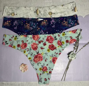 Seamless Stretch Printed Panty Set (3 Pieces)