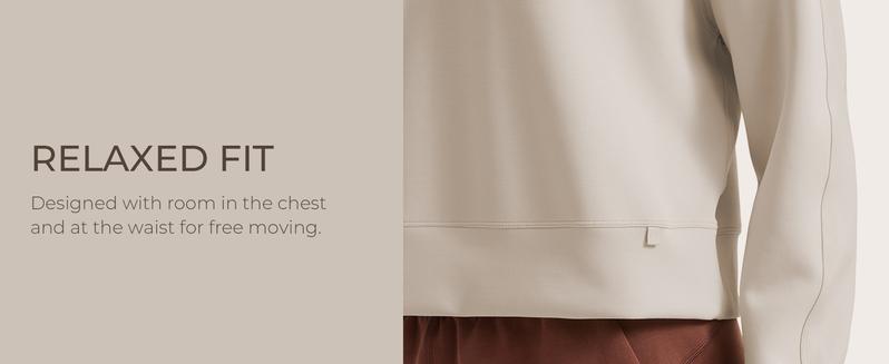 CRZ YOGA Womens SoftAura Crewneck Sweatshirt Long Sleeve Workout Casual Pullover Basic Fall Tops