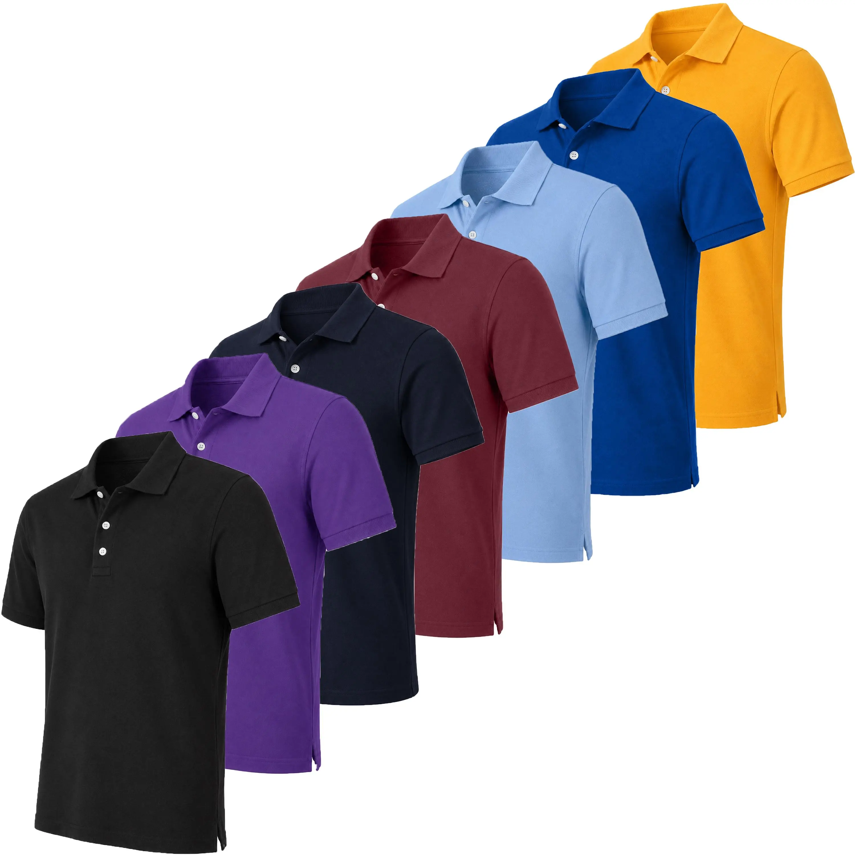 5-Pack School Uniform Tagless Polo TShirt for Little Boys & Big Boys
