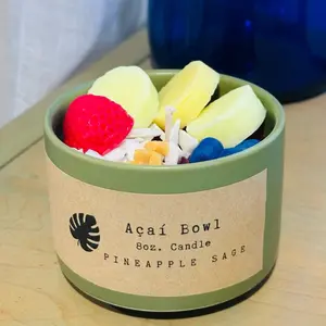 Açaí Bowl Candle Pineapple Sage Scent