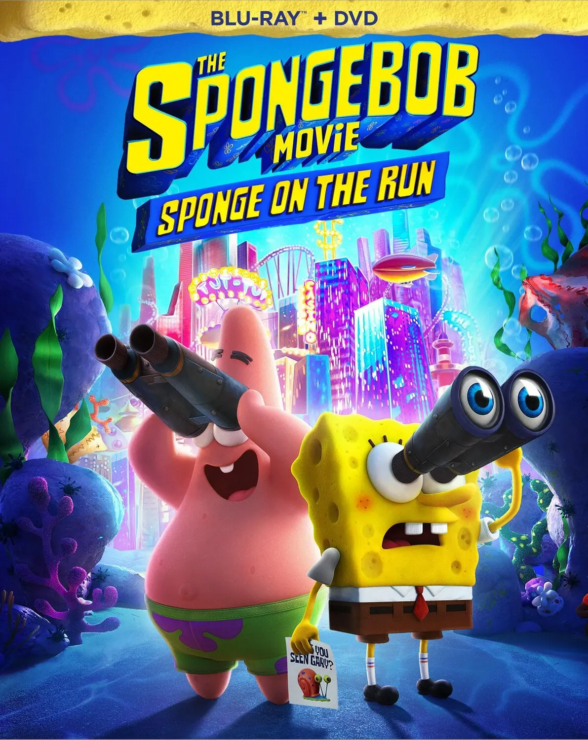 The SpongeBob Movie: Sponge on the Run Nickelodeon Family Animation Rescue Mission 2-Pack [BLU-RAY + DVD] - Widescreen, AC-3/Dolby Digital, English Dubbed, Subtitled, First CGI/Live-Action Mix