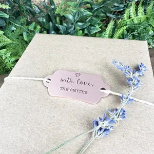 Personalized Wedding Favor Gift Tag