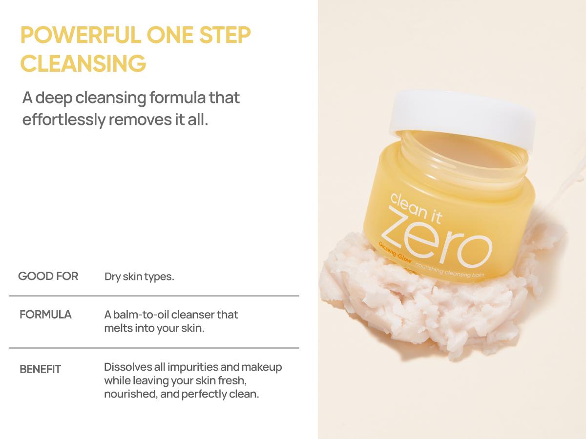 Clean It Zero Cleansing Balm Nourishing | Perfect For Dry Skin | 100ML