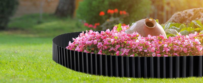 GOTGELIF Corrugated Metal Garden Edging, 6" x20FT Galvanized Steel Landscape Edging Border, Flexible & Cuttable & DIY Shape & Rust-Resistant, Easy to Install for Flower Bed, Lawn, Vegetable Garden