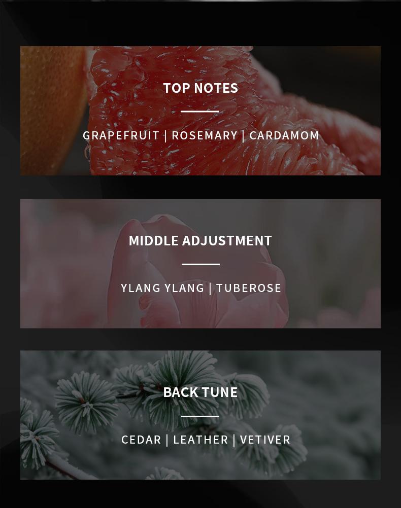 YCXF Men's Pheromone Cologne—Long-lasting allure, blending oriental citrus and woody notes. Its sensual fragrance captivates women, unleashing masculine charm. A light fragrance spray with fruity sweet woody tones, delivering an exceptional scent.