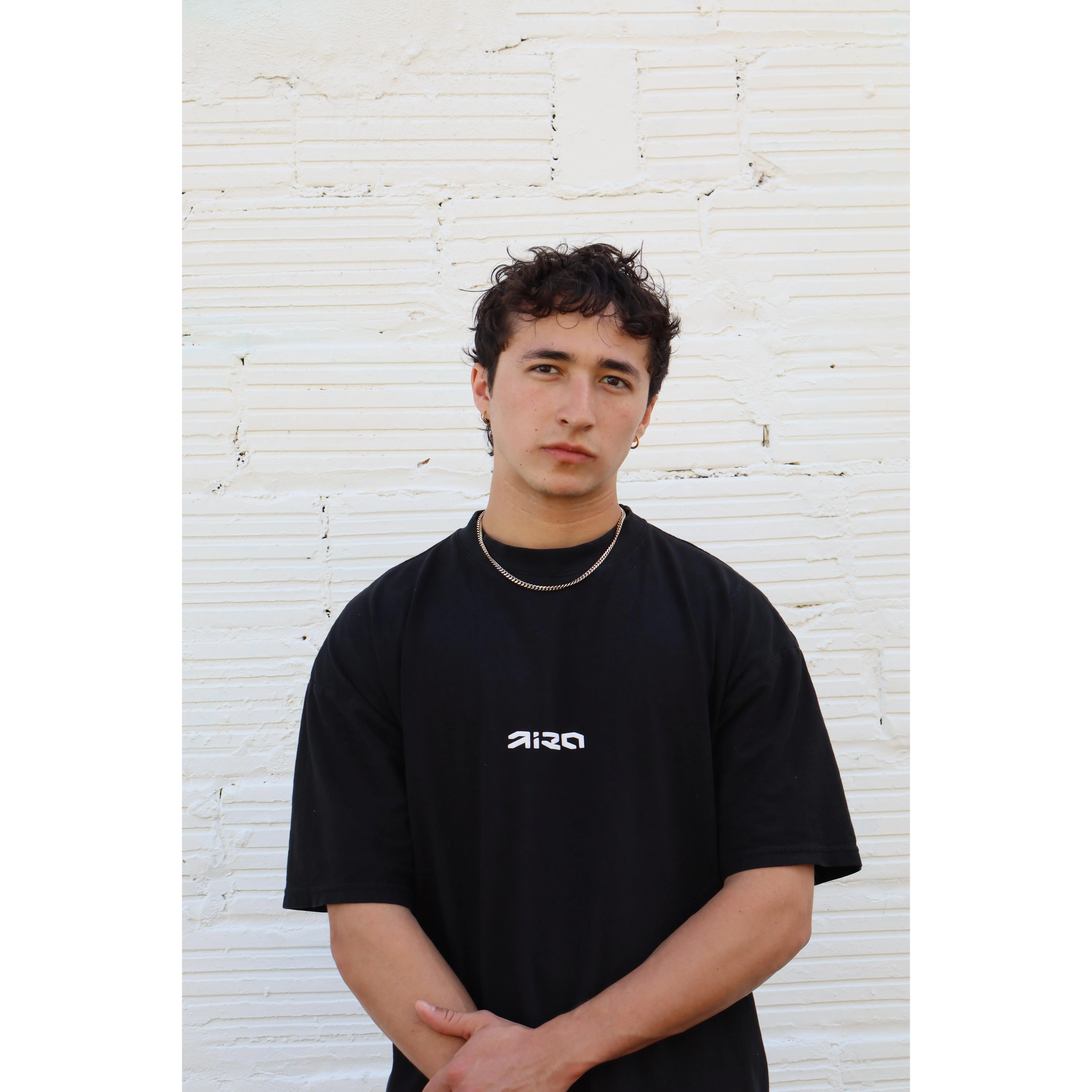 Paper Plane Tee - Jet Black
