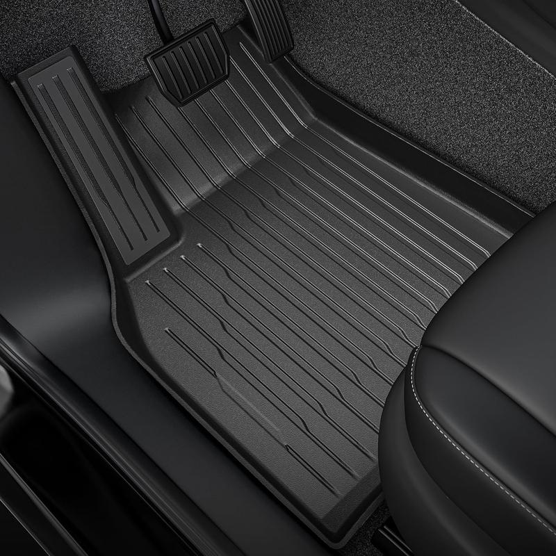 YITAMOTOR Floor Mats Fit for Tesla New Model Y Juniper 2025 5-Seater (NOT for 7-Seat), 9PCS TPE All-Weather Car Mats Full Set Interior Accessories with 1st & 2nd Row, Back Seat Mats and Cargo Liner