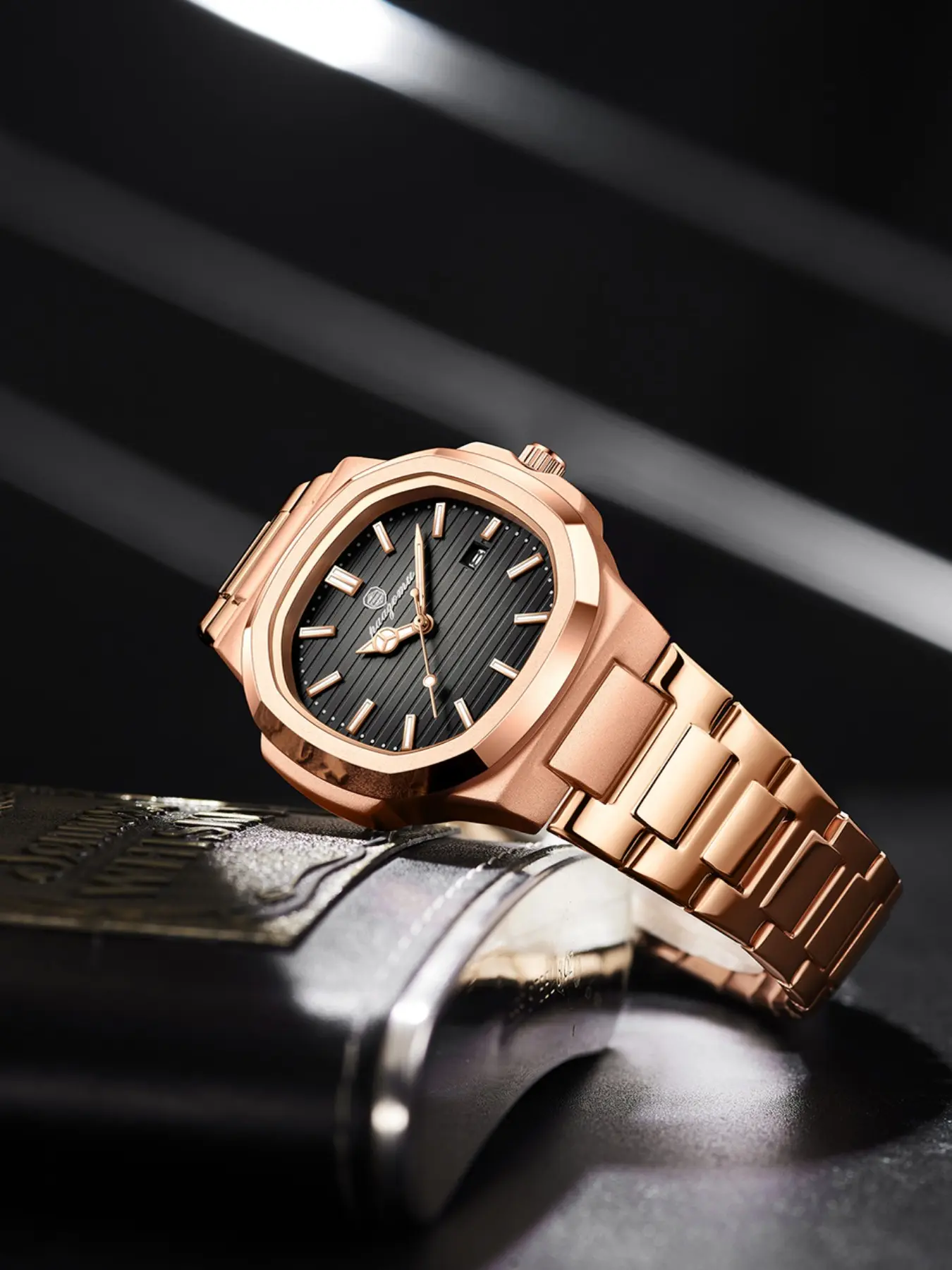 2026 New Men's Fashion Modern Waterproof Watch, Luminous Dial, Stainless Steel Case & Band, Fashionable Analog Quartz Watches with Date Display, Casual Men's Wristwatch, Casual Trendy Wristwatch, Fashionable Stylish Watch
