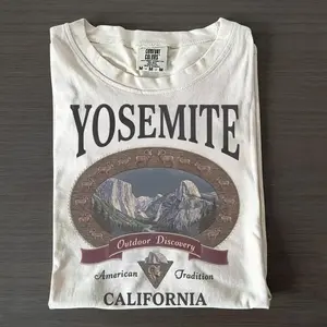Comfort Colors Vintage Yosemite National Park Graphic Tshirt, Retro Outdoor Discovery 90s California Unisex Tee