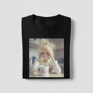 Graphic Tee Cotton Gift Tee,Graphic Shirts Funny Meme T-Shirt withShocked Doll Face Doll Face Meme Shirt ShortSleeve Tee Trendy, Weird Shirt, Sarcastic, FitCasual Short Sleeve Funny T-shirts for SummerFashion Men&Women's Top for Daily