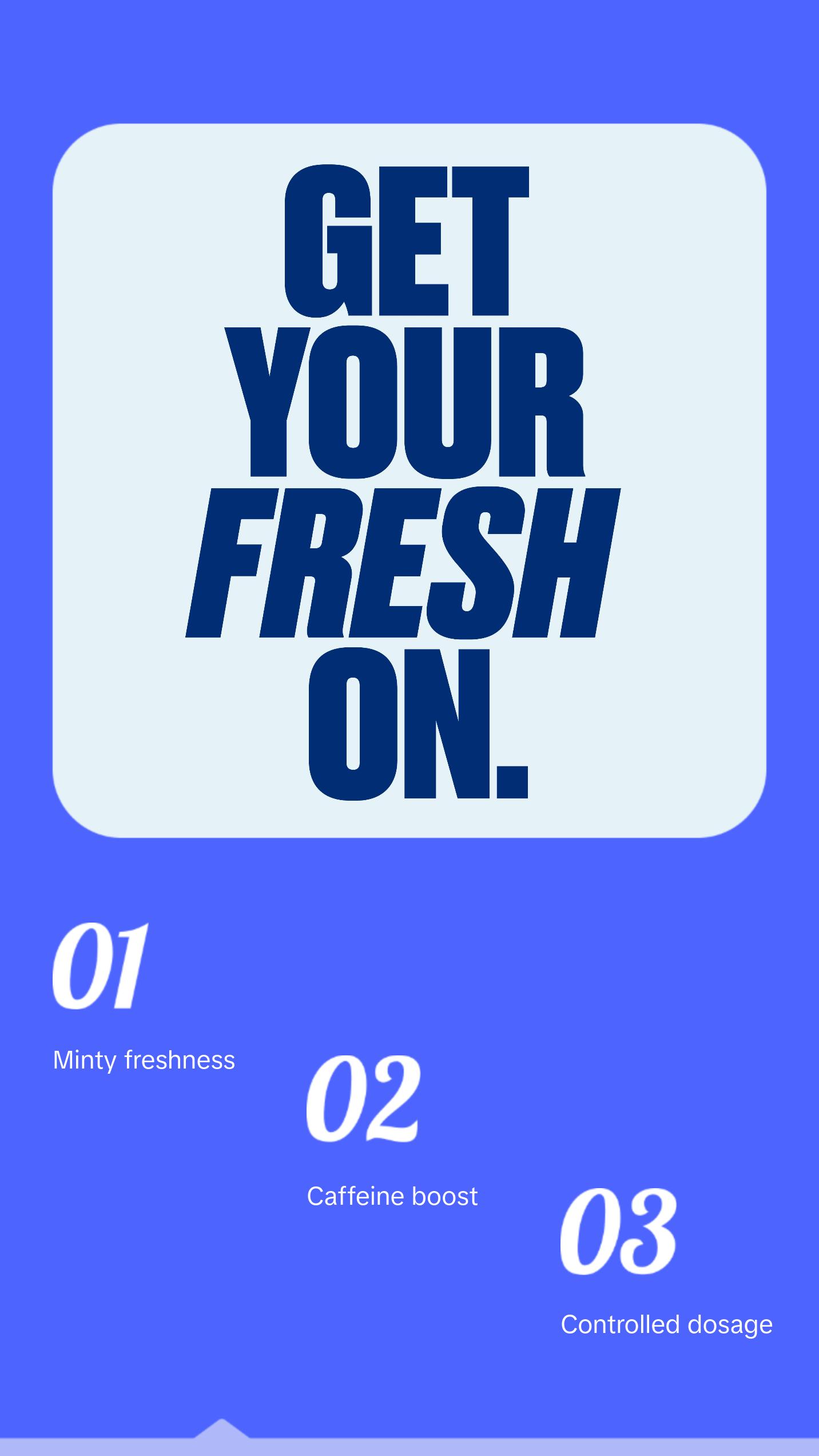 Pzaz Breath Spray- Peppermint 6 pack - Caffeine Microdose - Eliminate Bad Breath