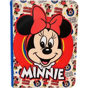 Loungefly Disney Minnie Mouse Classic All-Over Print Refillable Stationery Journal