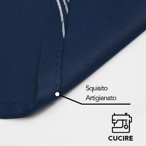 Blackout Curtains 2 panels, Deconovo Room Darkening Sliver Foil Print Wave Stripe Thermal Insulated Window Curtains for Living Room curtain