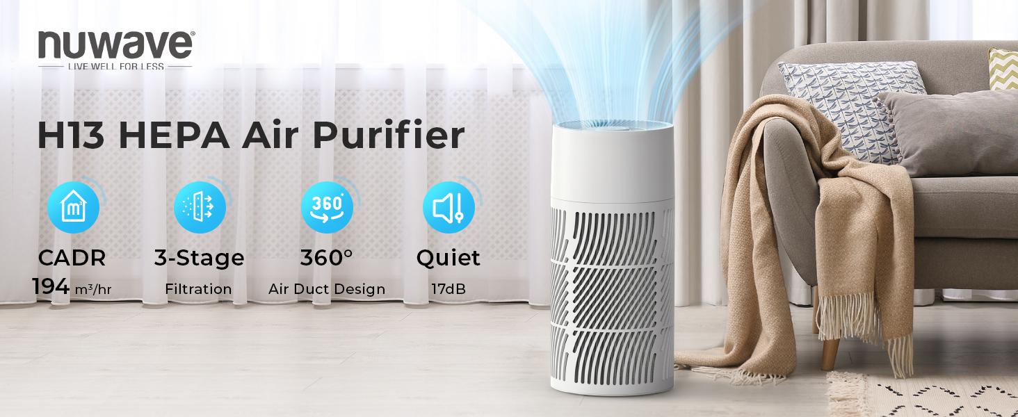 Nuwave OxyPure HEPA Air Purifier(HEPA 105)